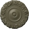 Ekena Millwork Marseille Ceiling Medallion (Fits Canopies up to 7 3/8"), Hand-Painted Spartan Stone, 21"OD x 2"P CM21MASSF - alternate 1